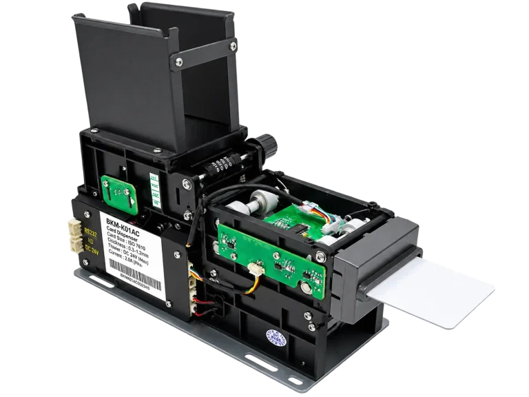 SNR-K750C motorized RFID card dispenser for self-service kiosks